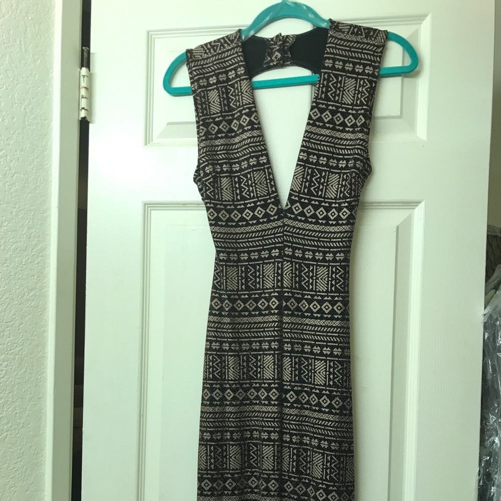 Form Fitting Low Back Dress